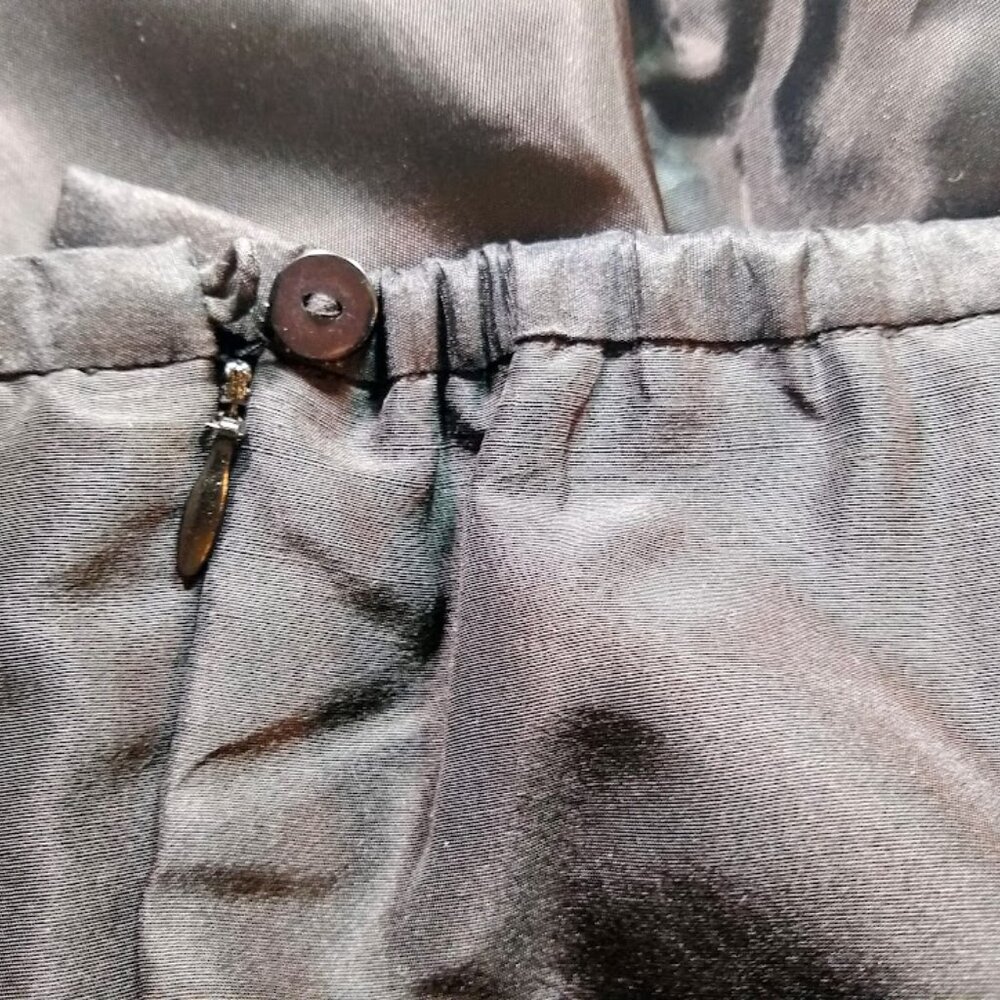 French Laundry  M   black silk ankle pants - Picture 12 of 14